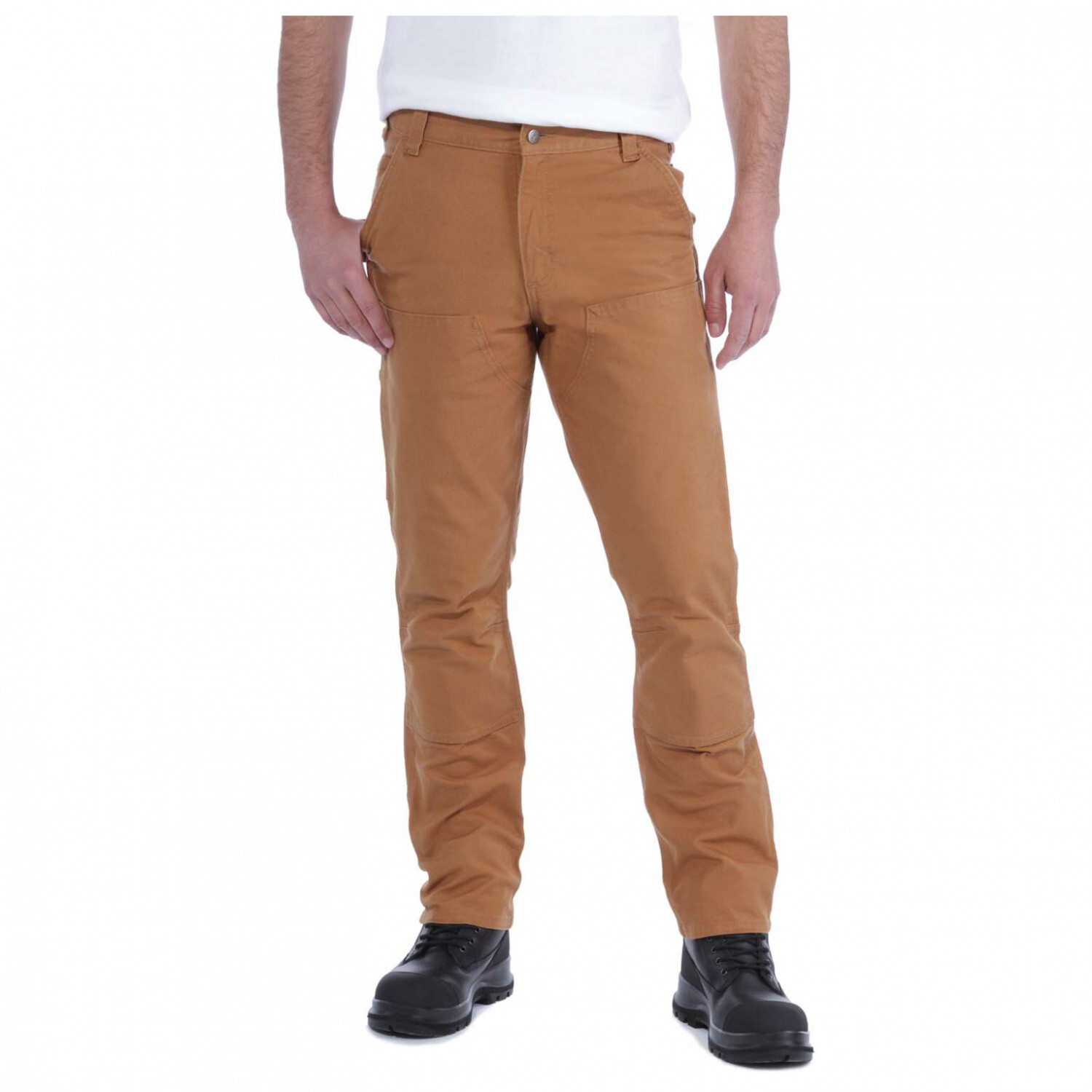 

Повседневные брюки Carhartt Stretch Duck Double Front, цвет Carhartt Brown
