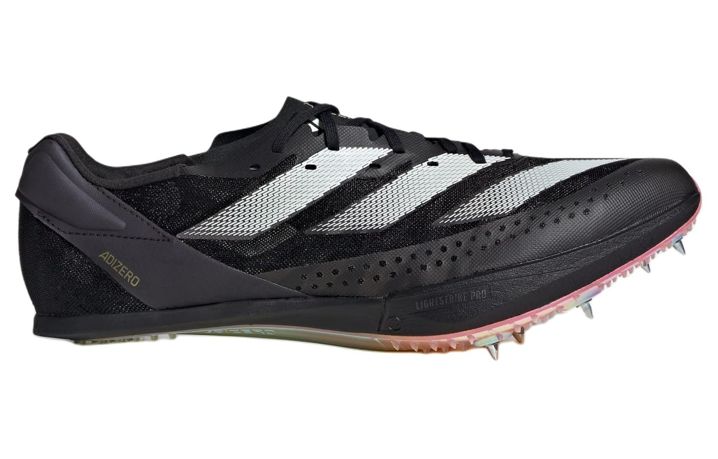 Adidas Adizero Prime SP 2.0 Легкая беговая обувь для легкой атлетики Lightstrike, черно-белая — фото 2