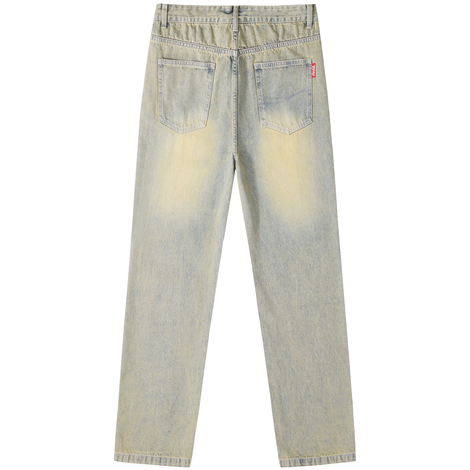 

Джинсы унисекс Coca-Cola, кислотно-желтый