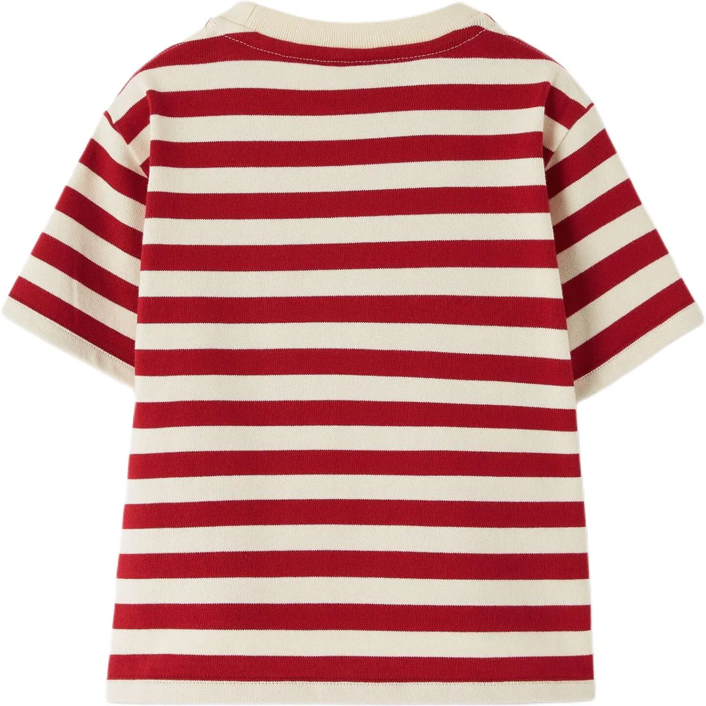Детская футболка с круглым вырезом Loro Piana, Red White — фото 3