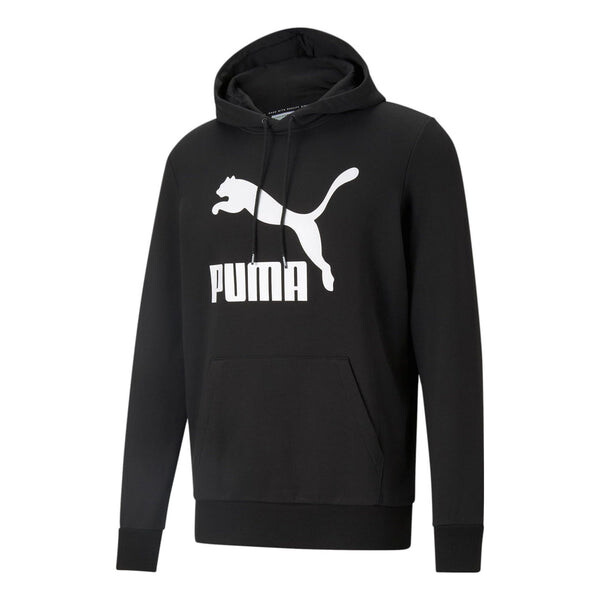 

Толстовка classics logo hoodie 'black' Puma, черный
