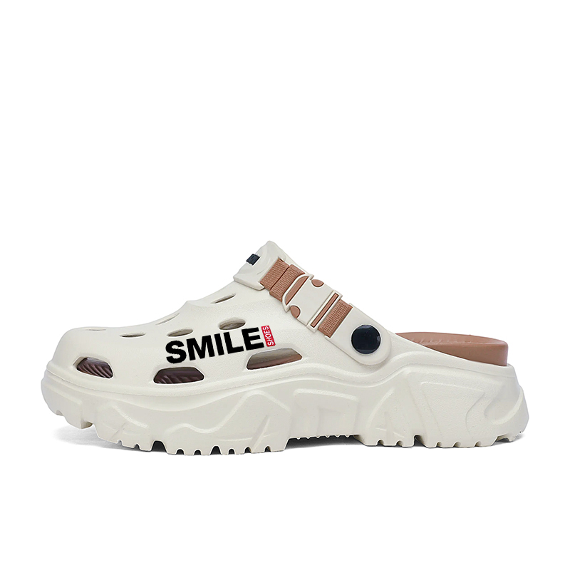 

Jinho Клоги мужские бежево-коричневые, цвет Beige Brown