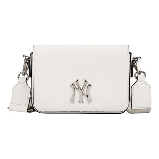 

Сумка MLB Retro Full Print Monogram Series NY New York Yankees Shoulder Bag Messenger Bag White