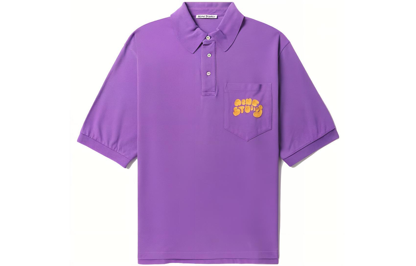 

Acne Studios Мужские рубашки поло фиолетового цвета