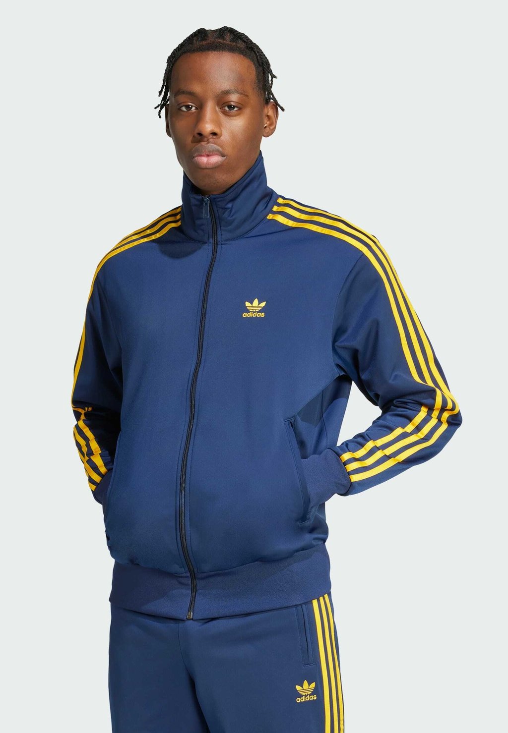 

Толстовка на молнии FBIRD Adidas Originals, синий