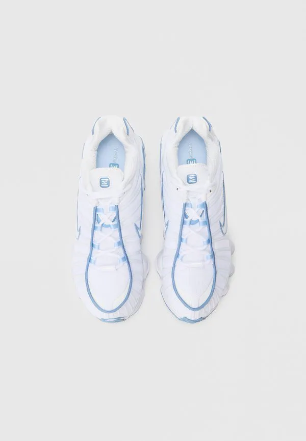 Кроссовки shox tl унисекс Nike Sportswear, White/Blue — фото 4