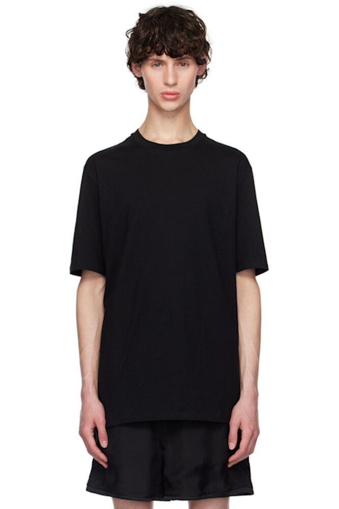 

Черная футболка с круглым вырезом Jil Sander