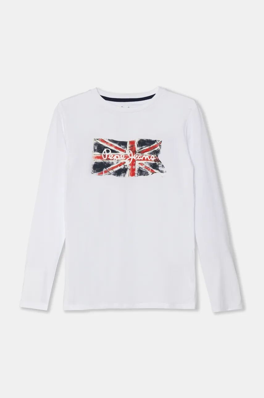 

Джинсы с длинными рукавами Pepe Cotton для мальчиков CLAG LS Pepe Jeans, белый