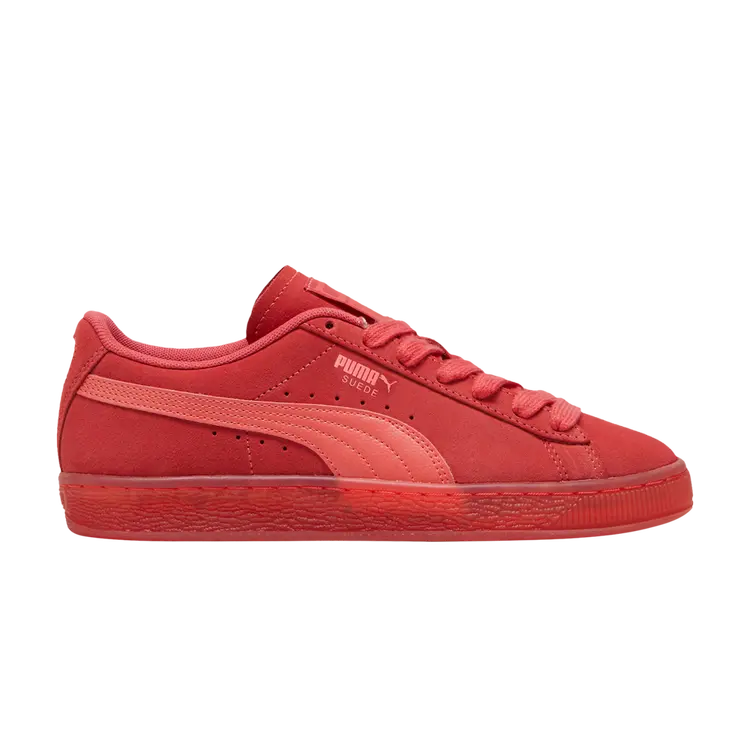 

Кроссовки Wmns Suede Classic, цвет Translucent - Tart Cherry