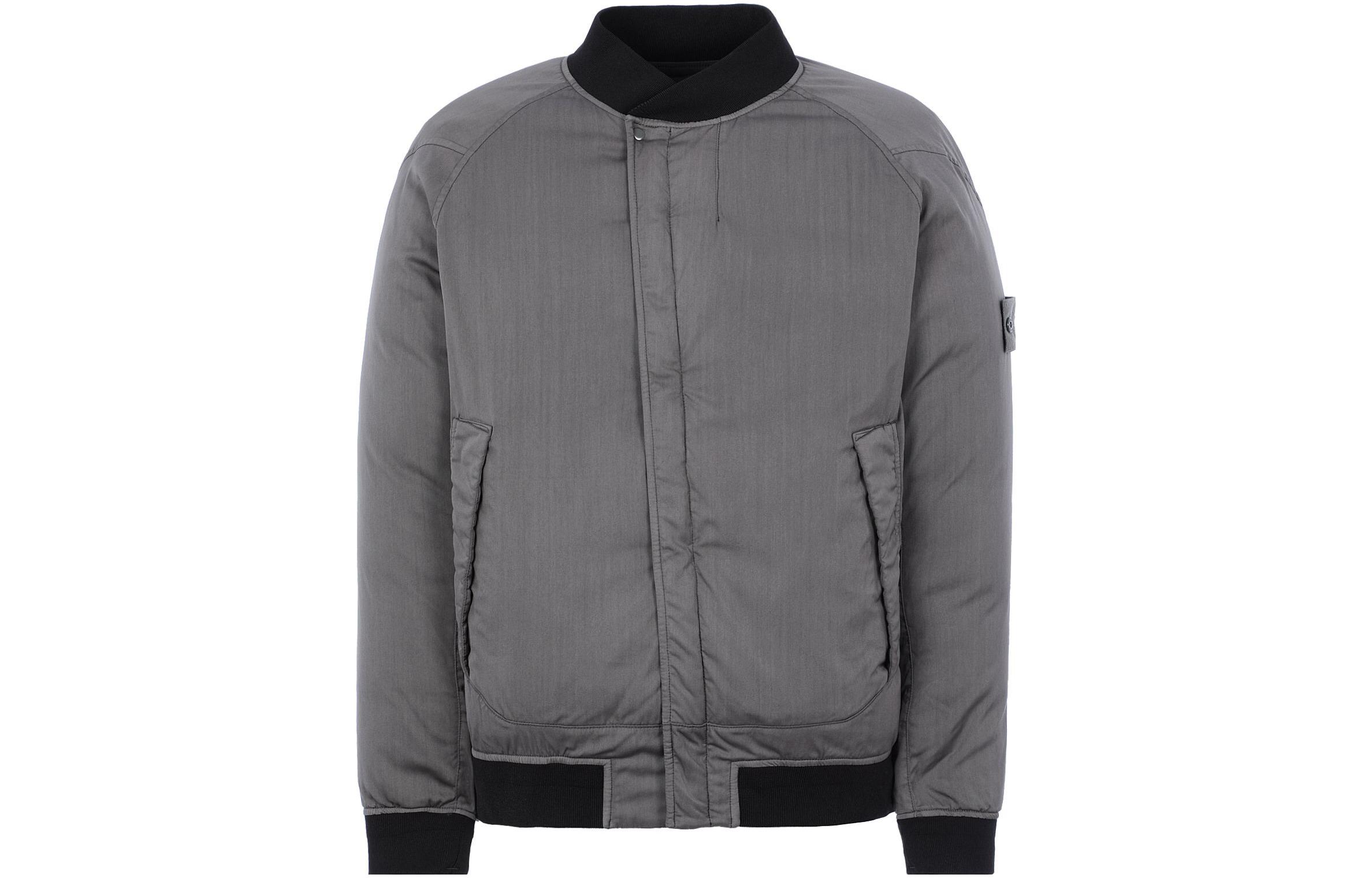 

Куртка мужская дымчато-серая смешанного цвета STONE ISLAND, Smoke Gray Mixed Color