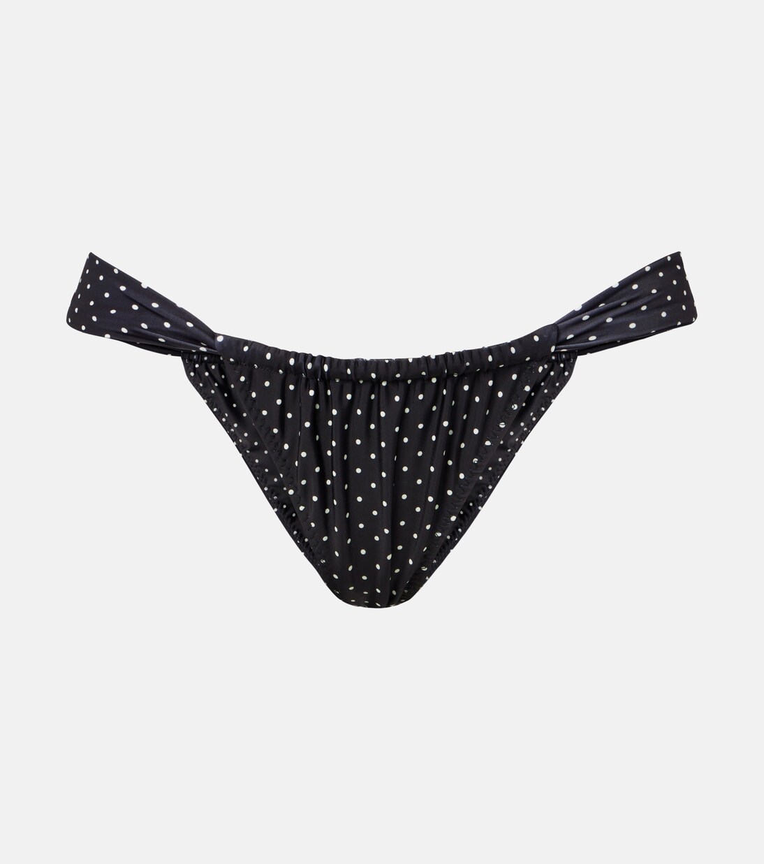 

Бикини-трусики с рюшами в горошек Same, Black Cream Polka Dot