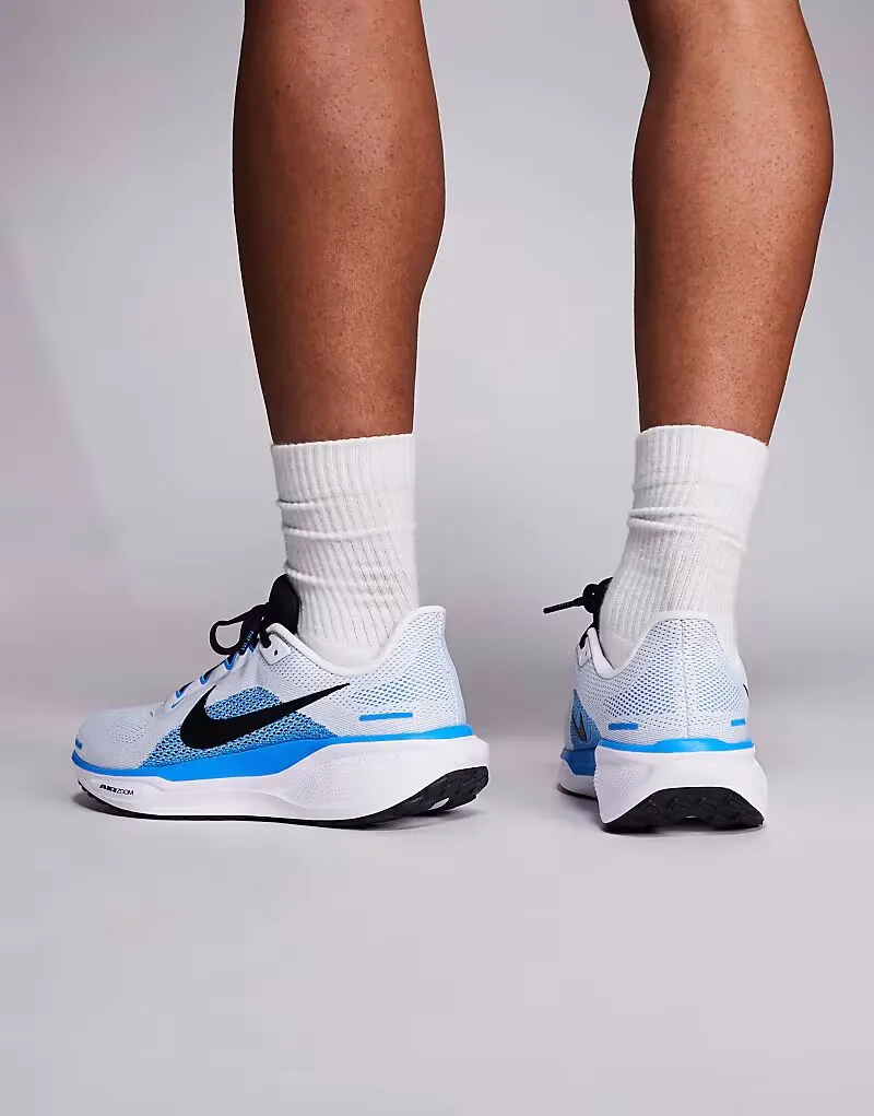 Кроссовки Nike Running Air Pegasus 41 белого и синего цвета — фото 3