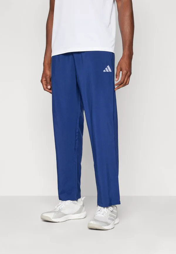 Основные брюки stanford с небольшим логотипом и открытым низом Adidas Sportswear, Dark Blue/White