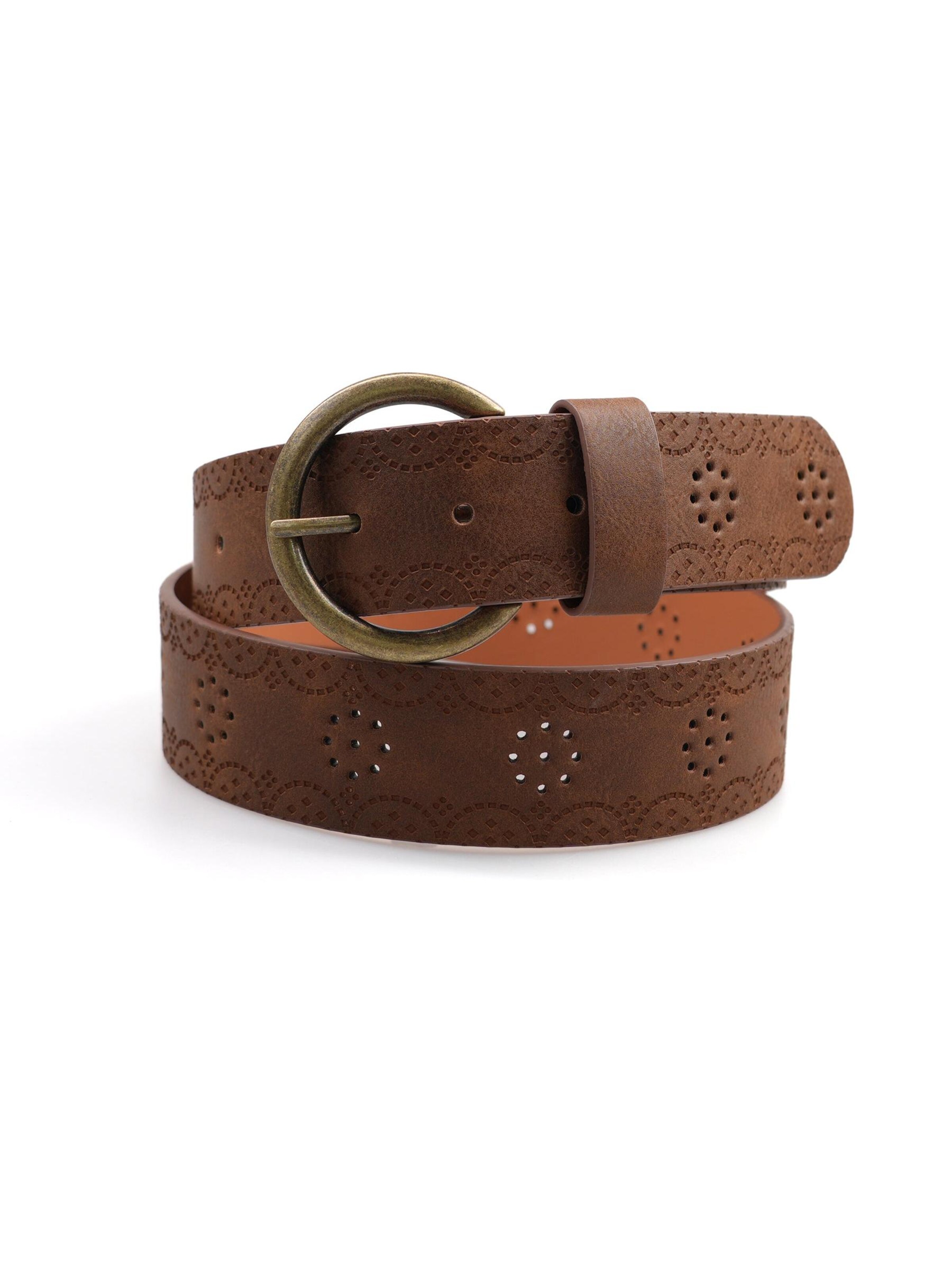 

AVANT-GARDE PARIS Ремень 'Selene' в коричневом цвете