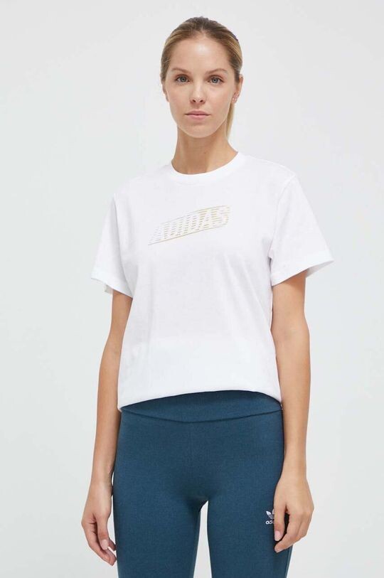 

Футболка Adidas из хлопка adidas, белый