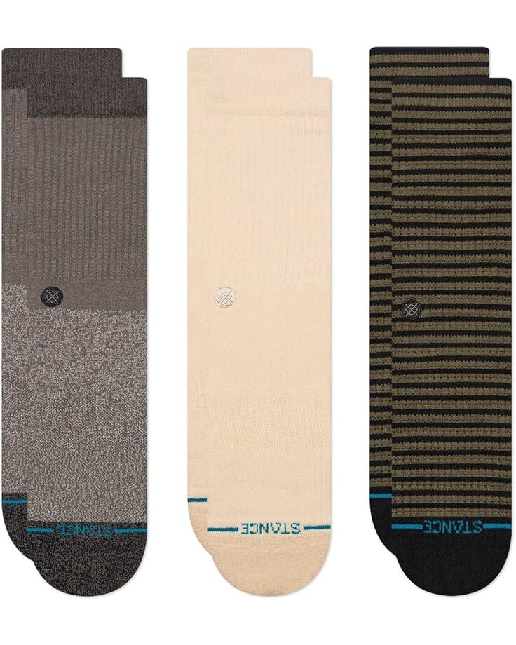 

Носки Unisex Stance Butter Blend Crew Box Set, серый