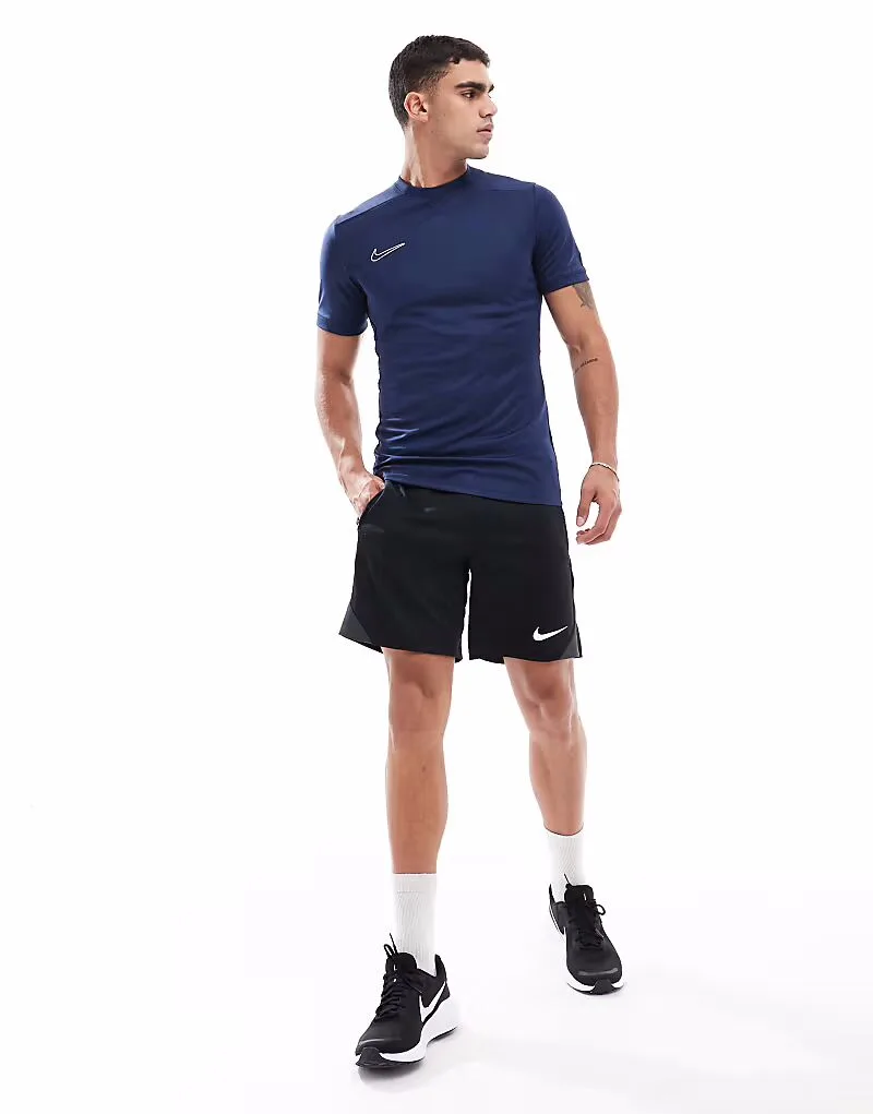 Футболка Nike Football Academy 25 Dri-FIT темно-синего цвета — фото 3