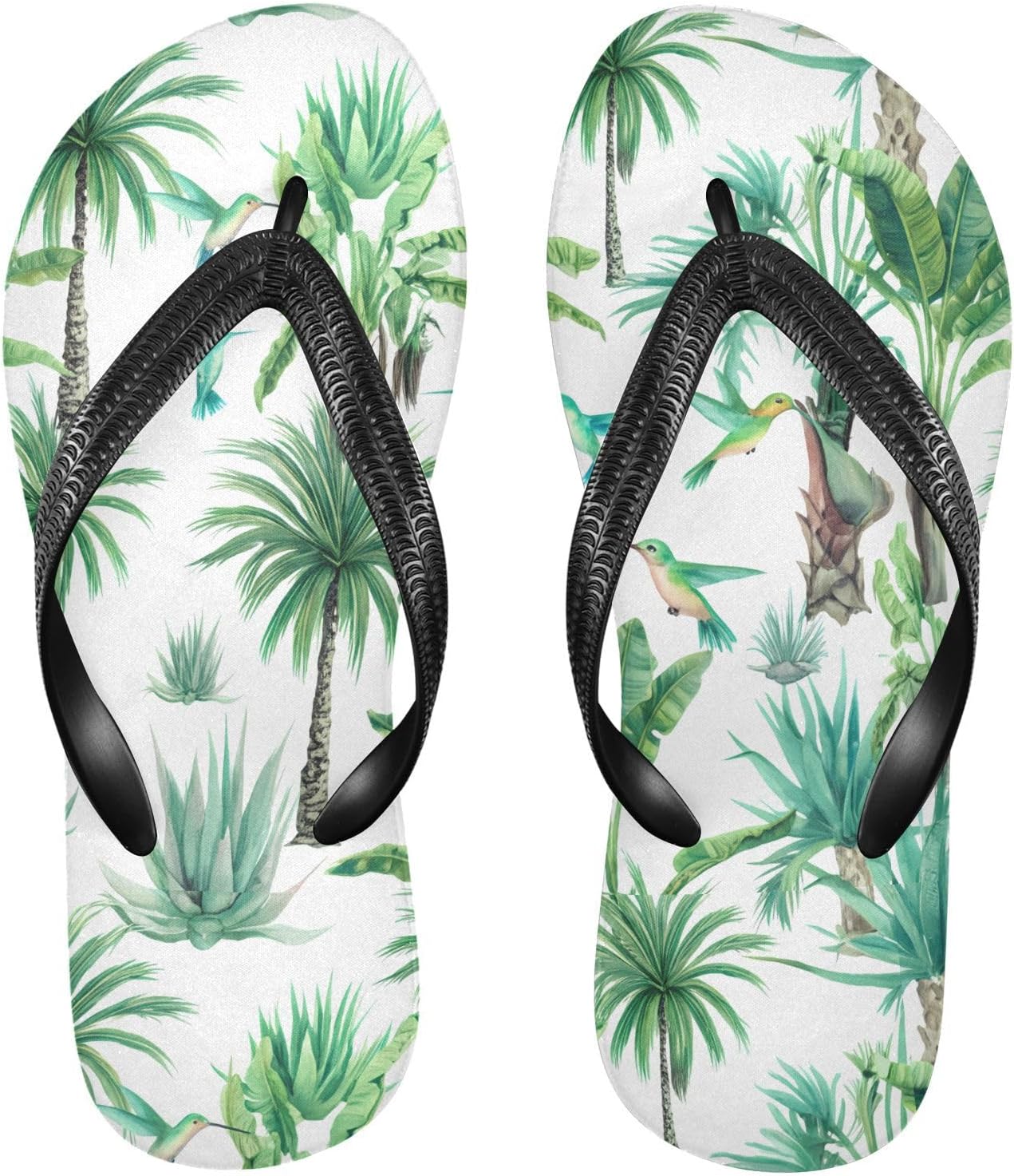 

Мужские и женские пляжные шлепанцы с рисунком пальмы, белые резиновые шлепанцы с противоскользящей подошвой для летнего отдыха Sinestour