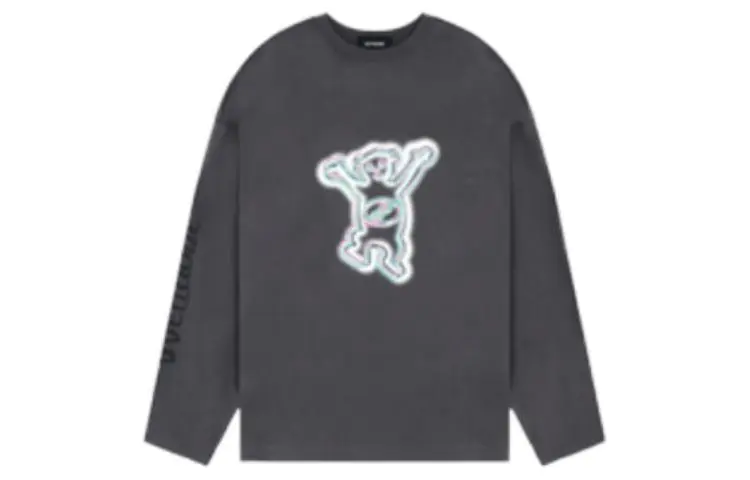 

Футболка из хлопка с принтом мультяшного героя WE11DONE, серый