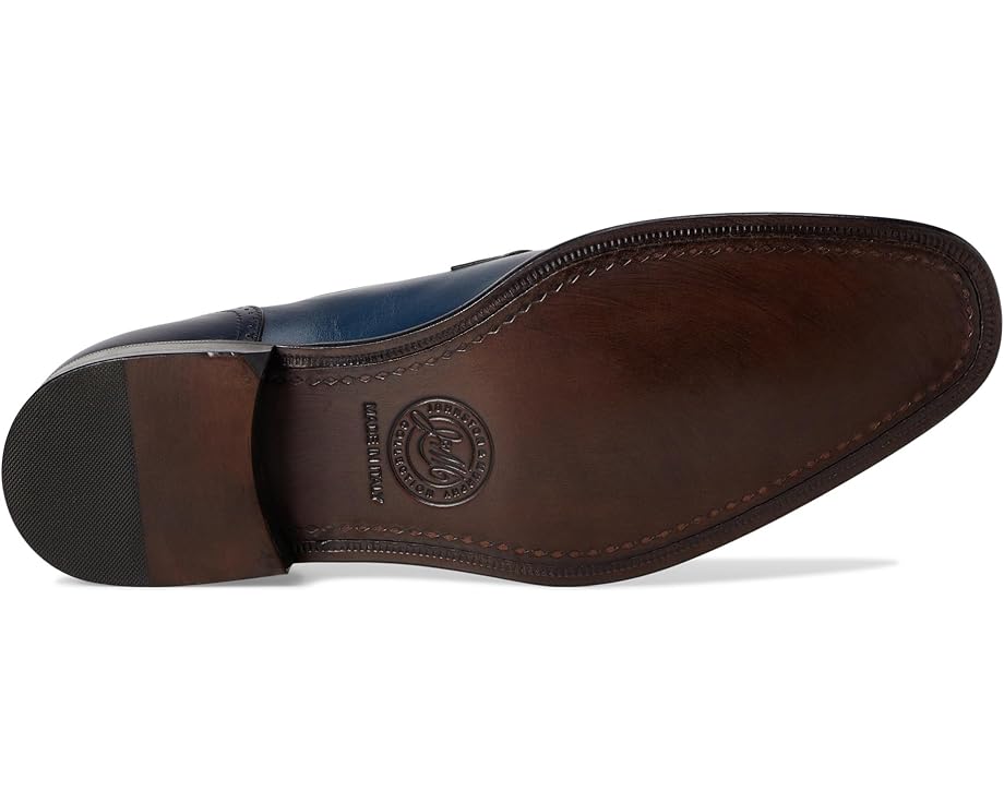 Мужские оксфорды Johnston & Murphy Collection Cormac Cap Toe, Navy Italian Calfskin — фото 3