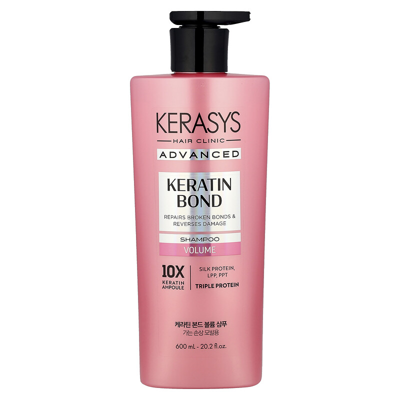 

Kerasys, Advanced, шампунь для фиксации кератина, объем, 600 мл (20,2 жидк. Унции)
