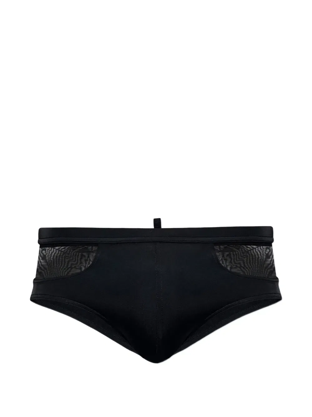Плавки с сетчатыми вставками Dsquared2, черный
