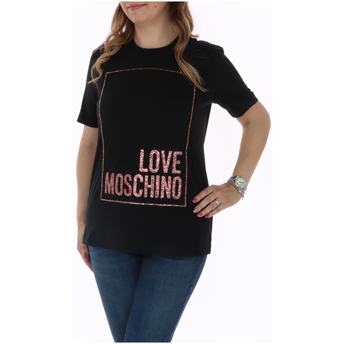 

Футболка LOVE MOSCHINO, черный