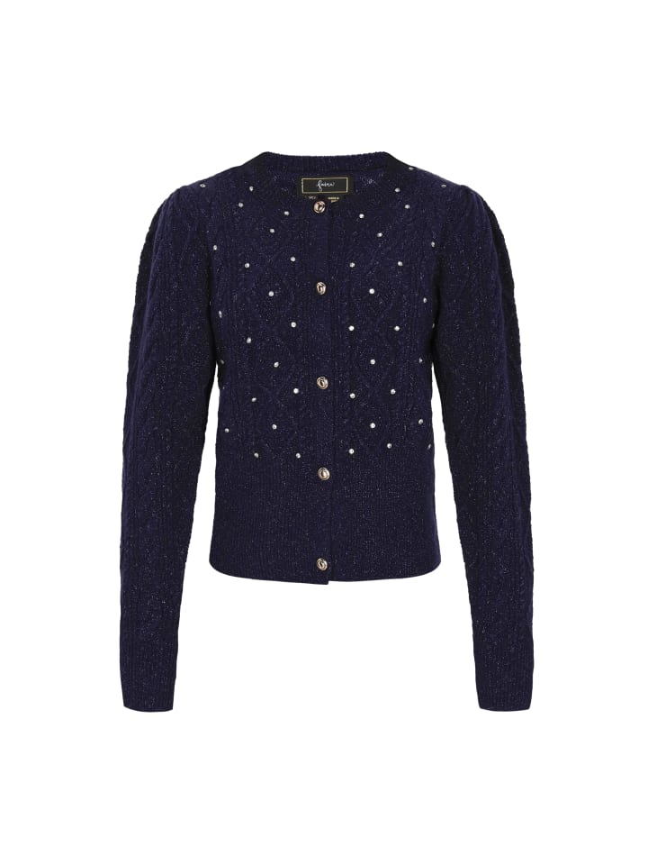 

Женский кардиган темно-синего цвета faina