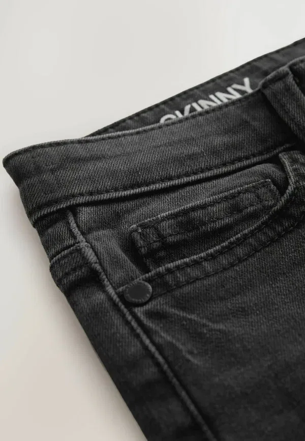Джинсы скинни Five pocket Next, washed black, вымытый черный — фото 3