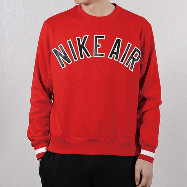 Толстовка Nike Knit Round Neck Athleisure Casual Sports Red, красный — фото 3