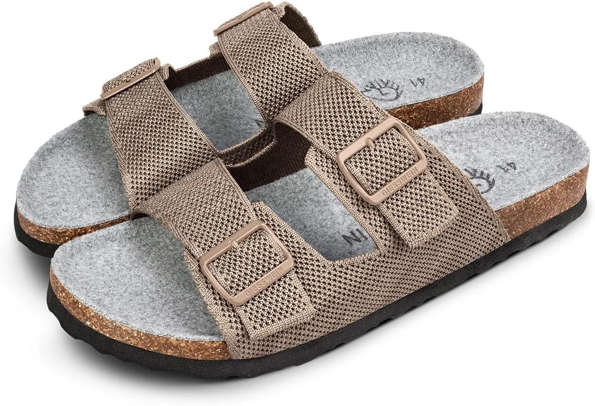 Мужские сандалии Giesswein Merino Slides - мюли с эргономичной стальной ручкой - Удобные сандалии с регулируемыми ремешками и трикотажной тканью Ajour - Тапочки с удобной мериносовой стелькой — фото 4