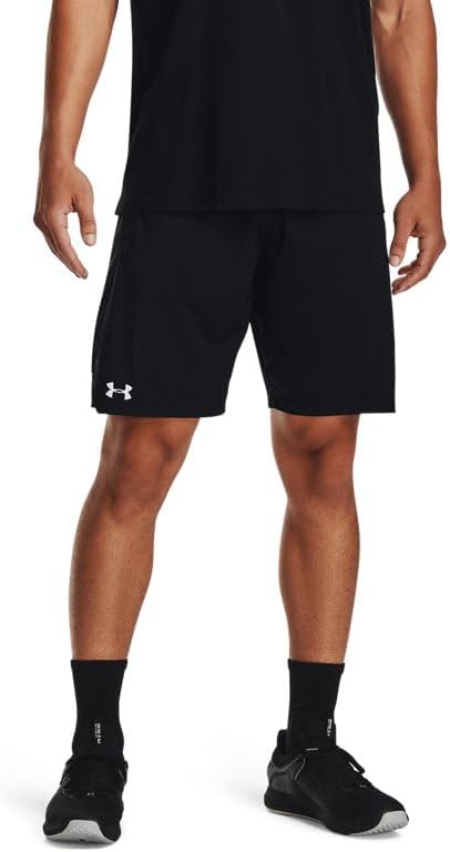 

Under Armour мужские шорты Locker 9In с карманами, Black/White
