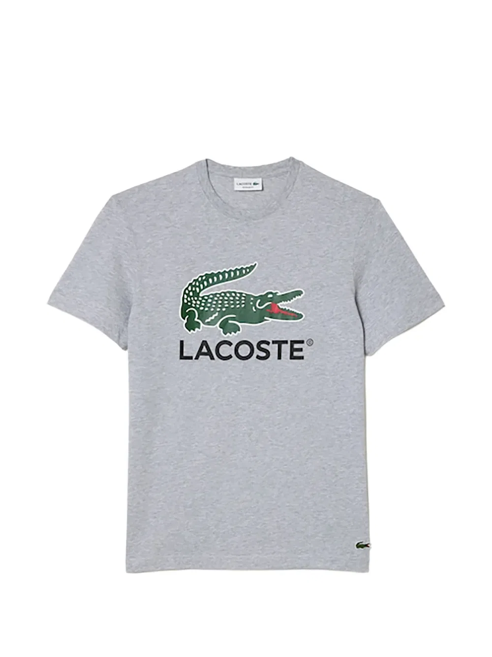 Футболка с логотипом Lacoste, серый