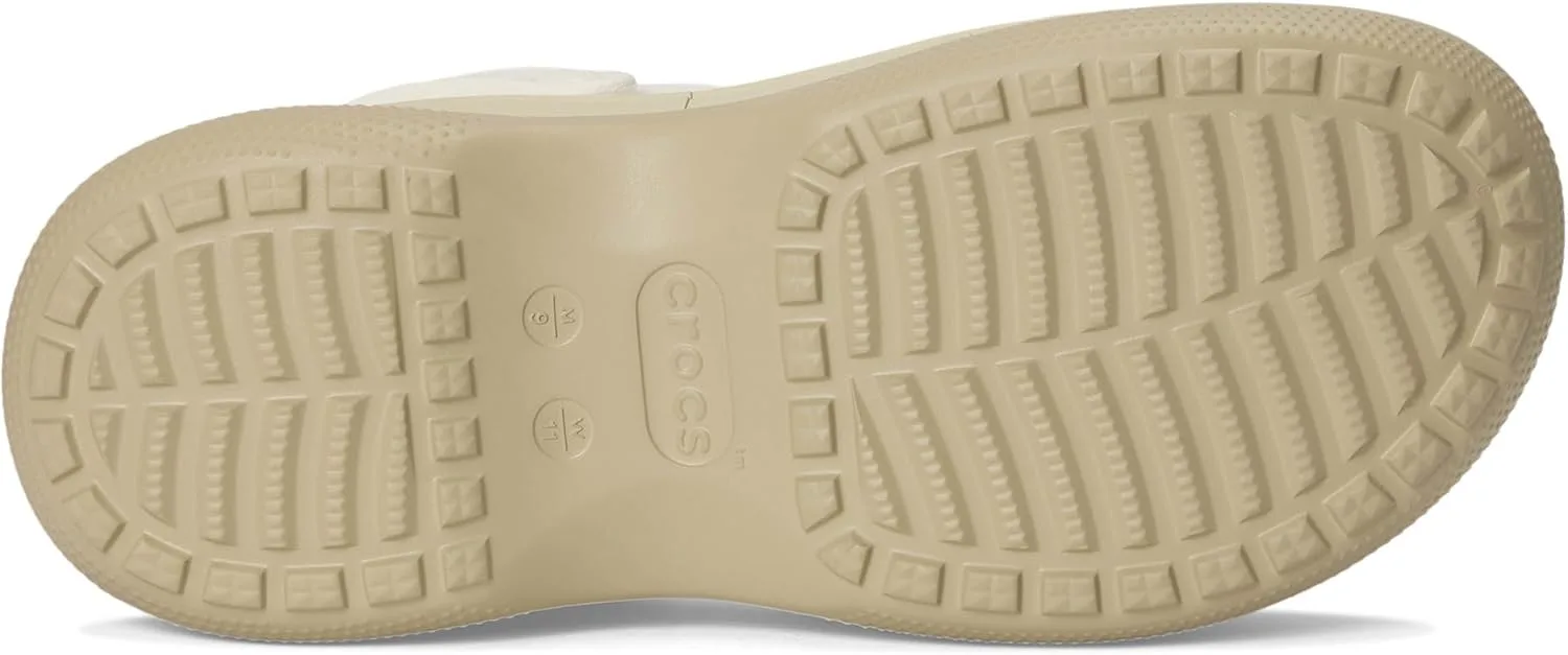 Сабо Crocs Adult Classic Stacked Clogs Platform Platform, меловой — фото 3