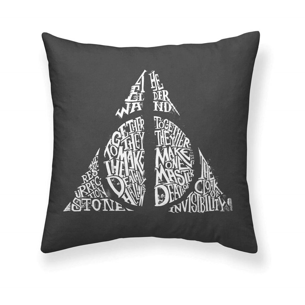 

Чехол на подушку Harry Potter Dealthy Hallows Черный 50 x 50 см Harry Potter Shop