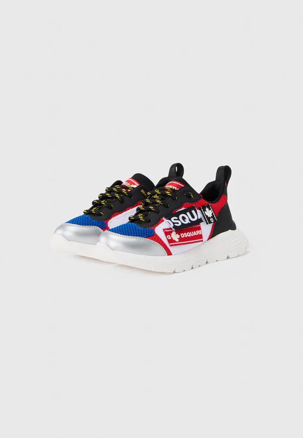 Кроссовки унисекс Dsquared2, Red/Silver-Coloured/Cobalt/Black/White — фото 2