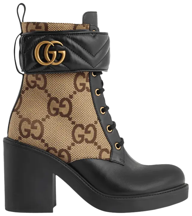 Ботинки Gucci Wmns Double G Ankle Boot 'Camel Ebony', коричневый