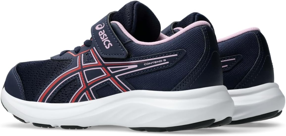 Кроссовки ASICS Boys Contend 9 Ps (для малышей/детей младшего возраста), Midnight/Coral Reef — фото 3