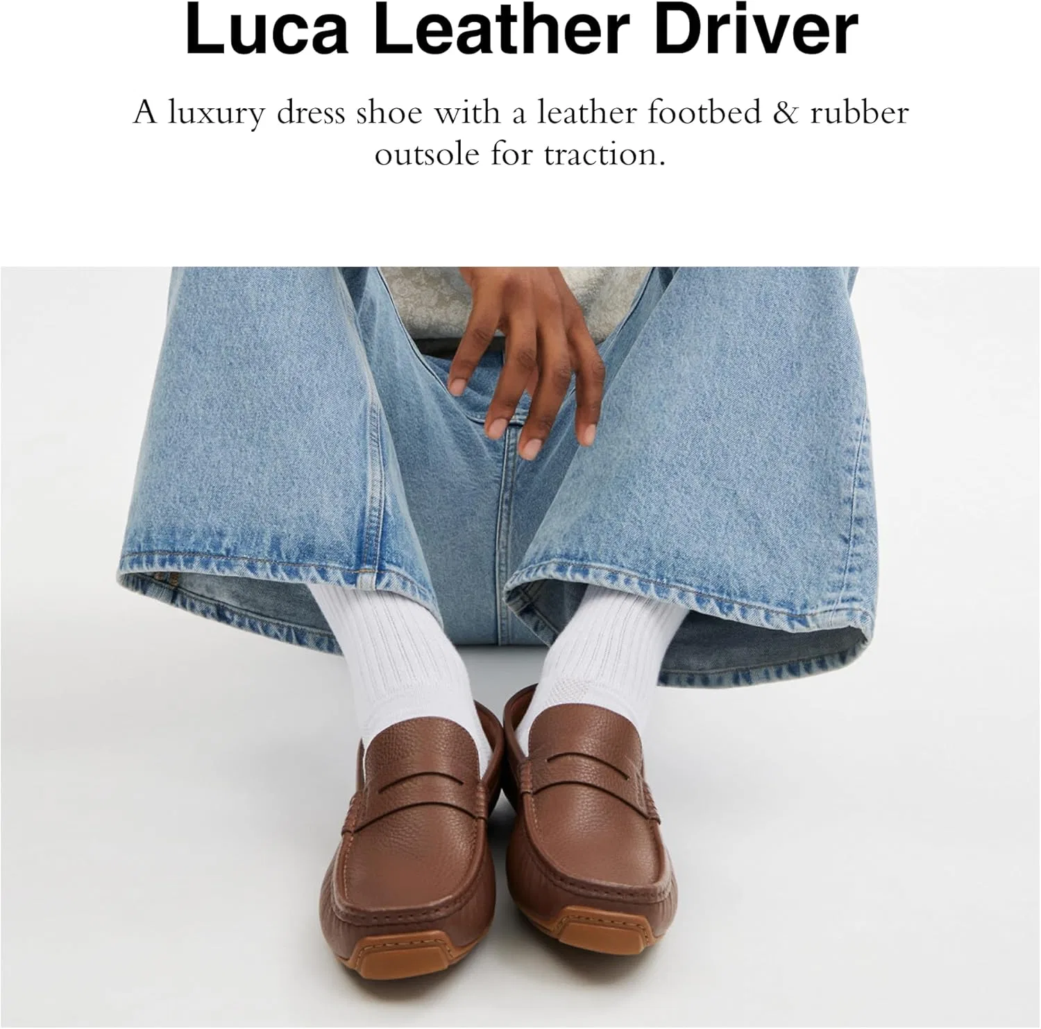 Лоферы кожаные Coach Luca, Saddle — фото 2