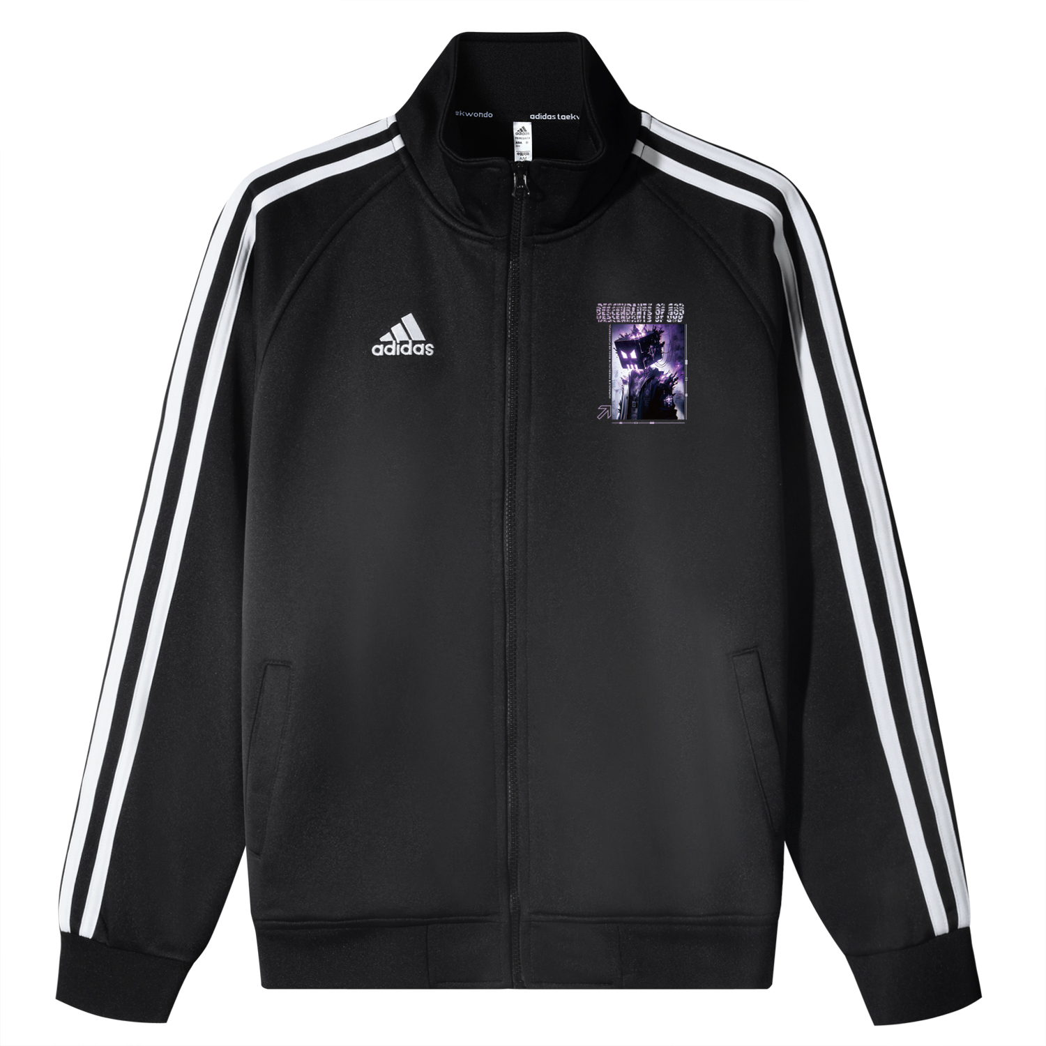 

Adidas Унисекс куртка 3-Stripes черная, Black