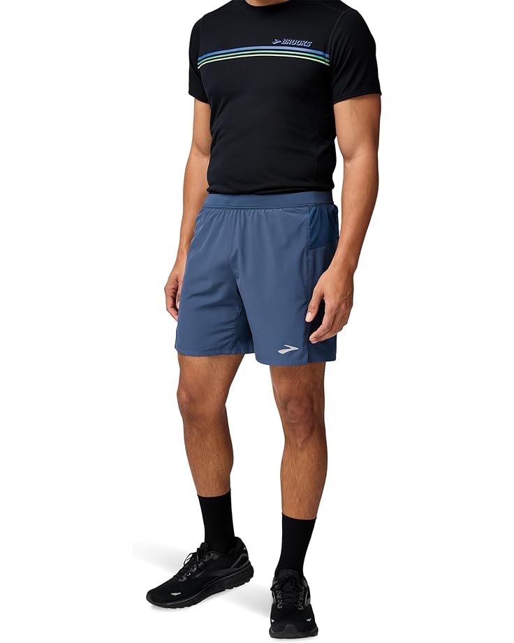 

Шорты Brooks Journey 7" Shorts, цвет Blue Slate