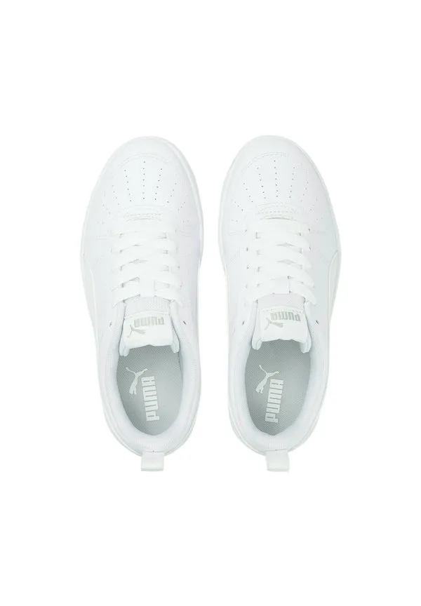 Низкие кроссовки рики Puma, White White Glacier Gray — фото 3