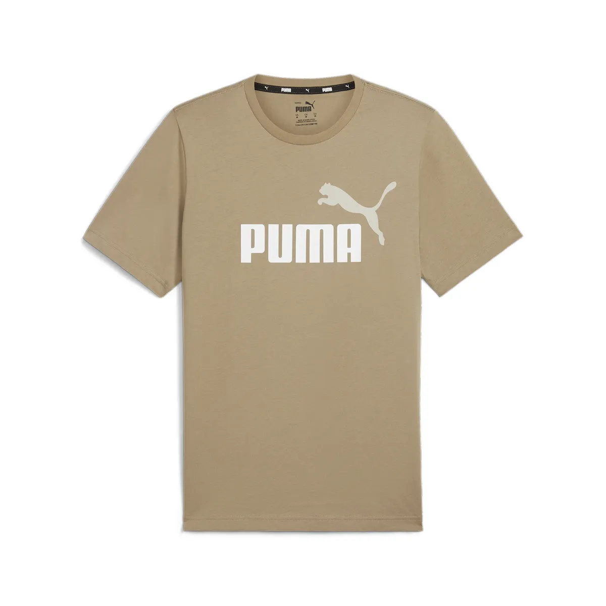 

Тренировочная рубашка PUMA "Essentials+ 2 Color Logo T-Shirt Men", бежевый