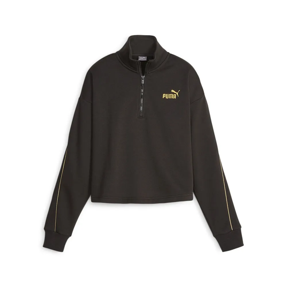 

Толстовка Puma Minimal Gold FL half zip, черный