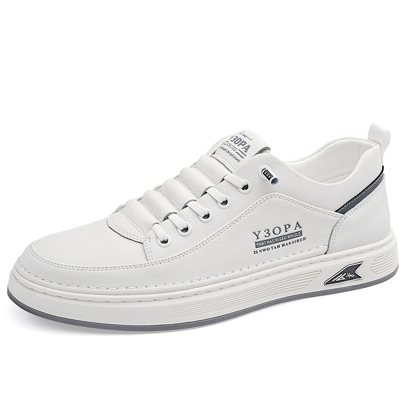 

POPULAR ROUSE PR Мужские низкие скейтерские кеды белые, цвет White