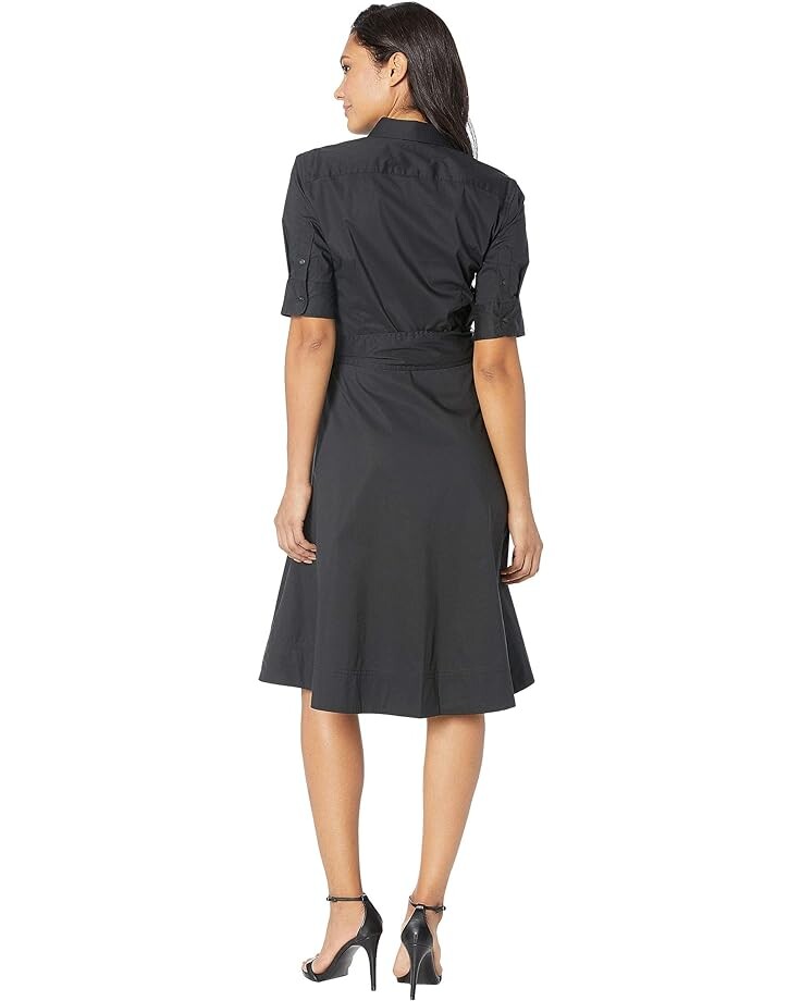 Платье LAUREN Ralph Lauren Cotton-Blend Shirtdress, цвет Polo Black — фото 2