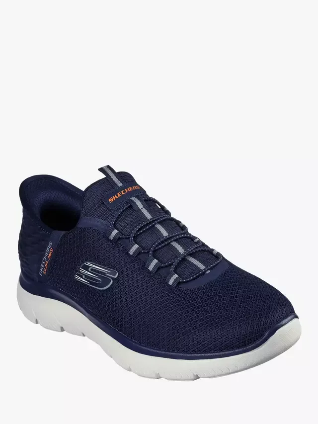 Кроссовки Summits Slip-in Skechers, Navy — фото 2
