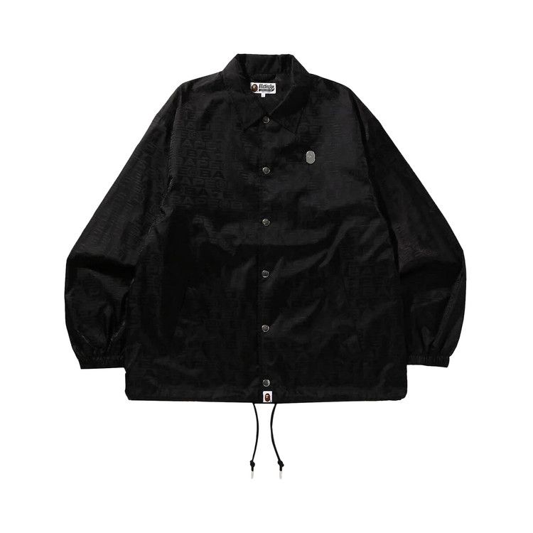 

Куртка BAPE Lux Sport Pattern Jacquard Nylon Coach Jacket, Black