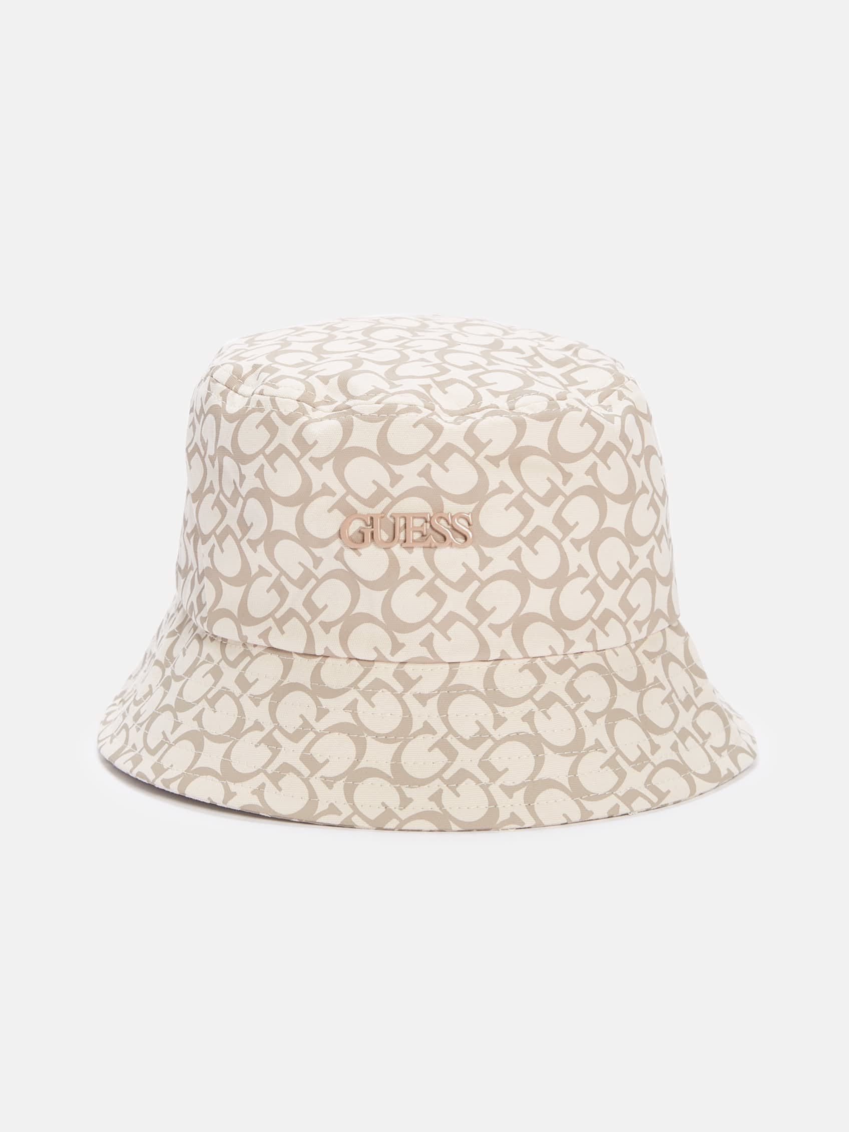 

Холщовая панама с логотипом Guess Factory, цвет tan