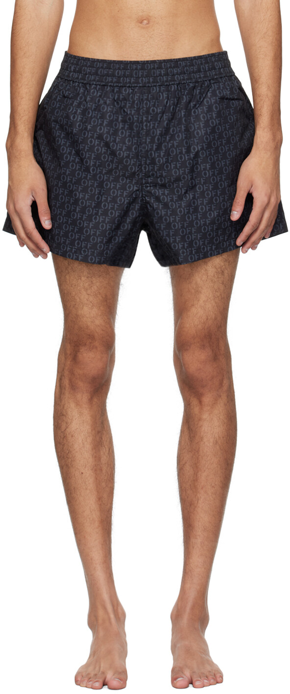 

Черные шорты для плавания Off Ao Off-White